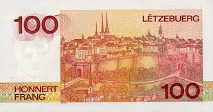 Luxembourg Franc Banknote