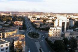 Photo of the city of Asmara