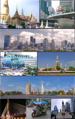 Photo of the city of Bangkok