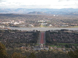Photo of the city of Canberra 