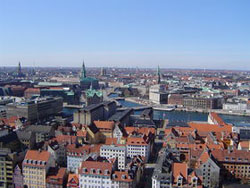 Photo of the city of Copenhagen
