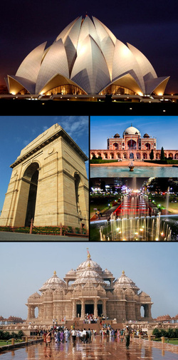 Photo of the city of New Delhi