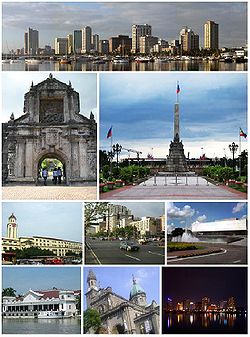 Photo of the city of Manila