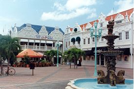 Photo of the city of Oranjestad