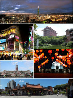Photo of the city of Taipei City