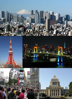 Photo of the city of Tokyo