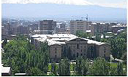 Photo of the city of Yerevan