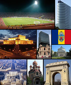 Photo of the city of Bucharest